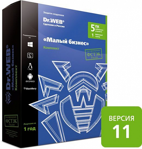 Dr.Web ����� ������ ����������������� ����� ������  ��� 5 ��/1 ������/5 ��������� ���������/1 ���